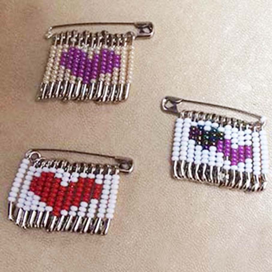 Safety Pin Brooches Community Plus